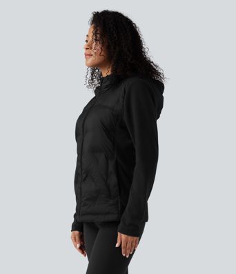 Hooded Casual Down Jacket with Pockets