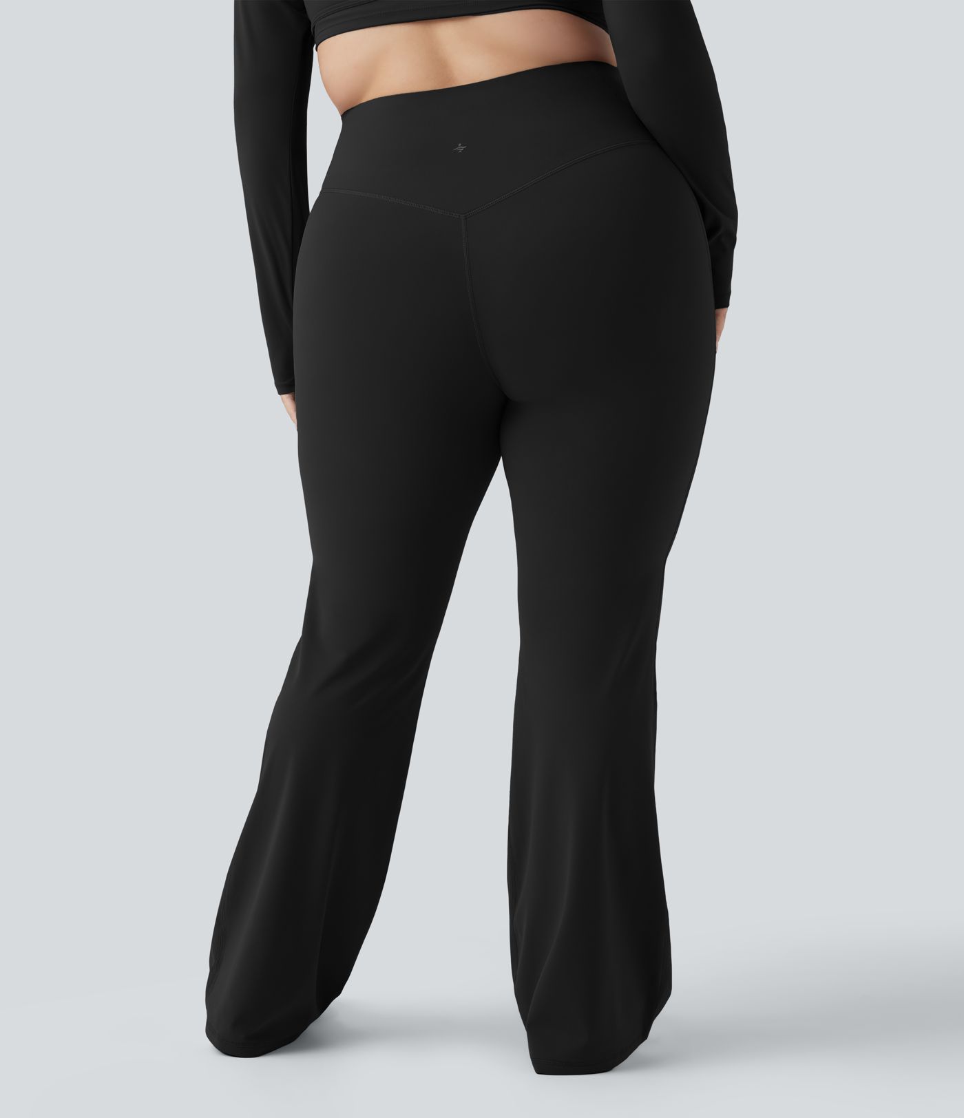 Halara UltraSculpt™ High Waisted Tummy Control Shaping Yoga Flare Plus Size Leggings