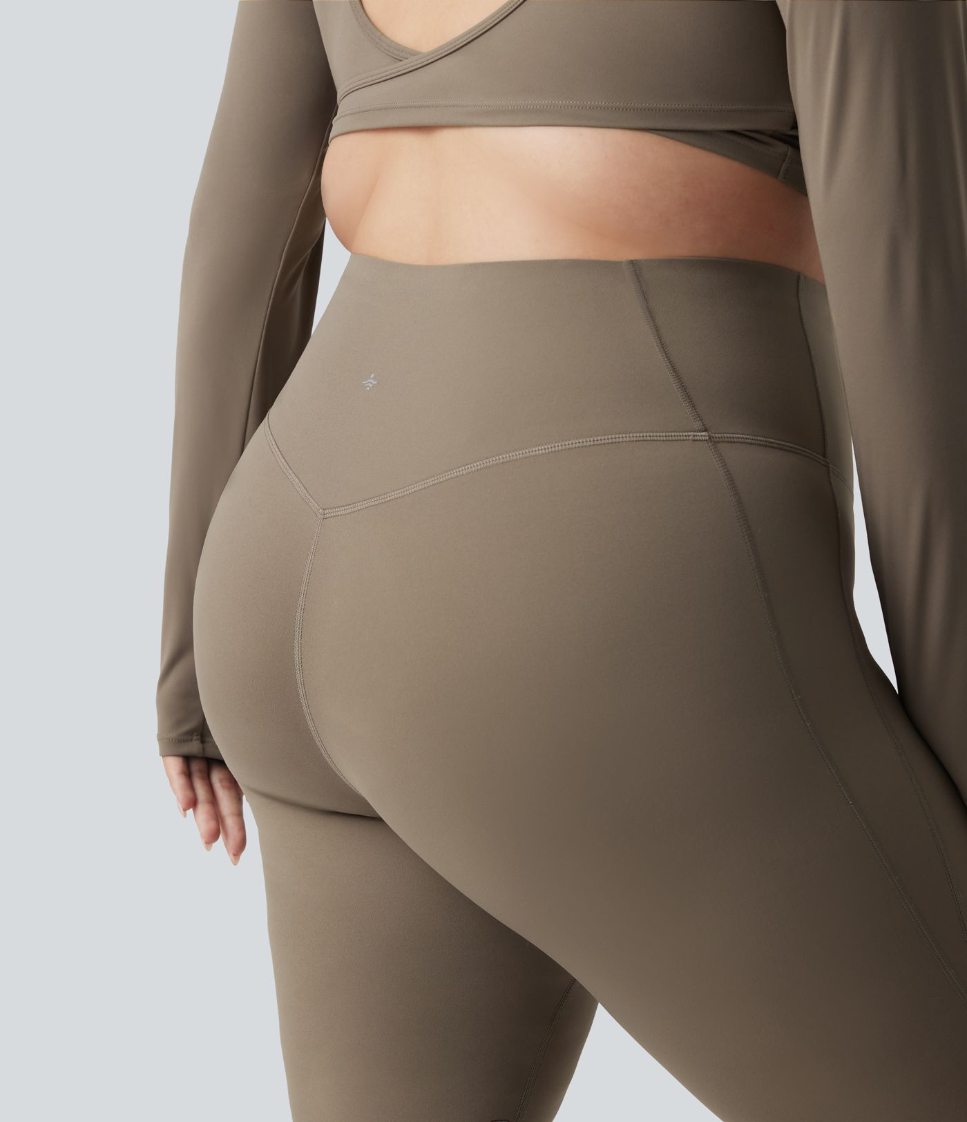 Halara UltraSculpt™ High Waisted Tummy Control Shaping Yoga Flare Plus Size Leggings