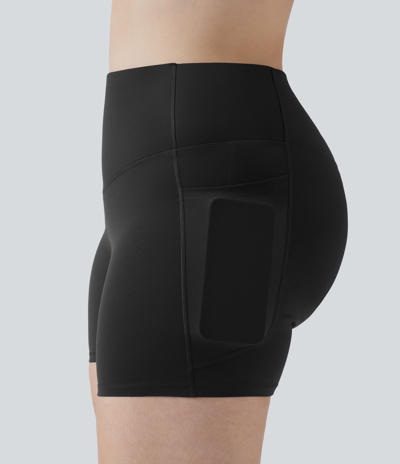Halara UltraSculpt™ High Waisted Butt Lifting Tummy Control Shaping Training Plus Size Biker Shorts 5'' with Pockets Halara UltraSculpt™ High Waisted Butt Lifting Tummy Control Shaping Training Plus Size Biker Shorts 5'' with Pockets