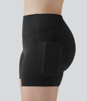 Halara UltraSculpt™ High Waisted Butt Lifting Tummy Control Shaping Training Plus Size Biker Shorts 5'' with Pockets Halara UltraSculpt™ High Waisted Butt Lifting Tummy Control Shaping Training Plus Size Biker Shorts 5'' with Pockets
