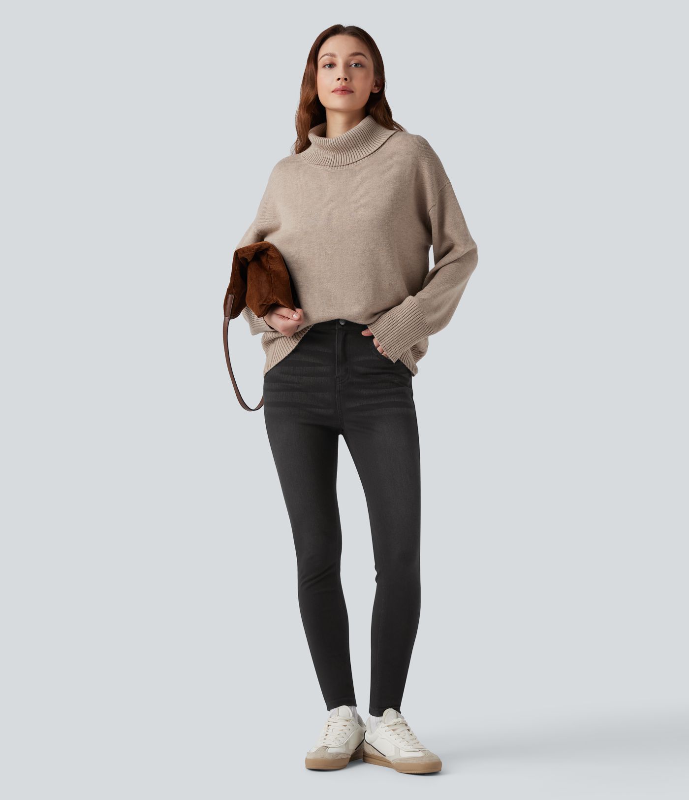 Halara Flex™ High Waisted Women Fit Casual Skinny Denim Jeans with Pockets