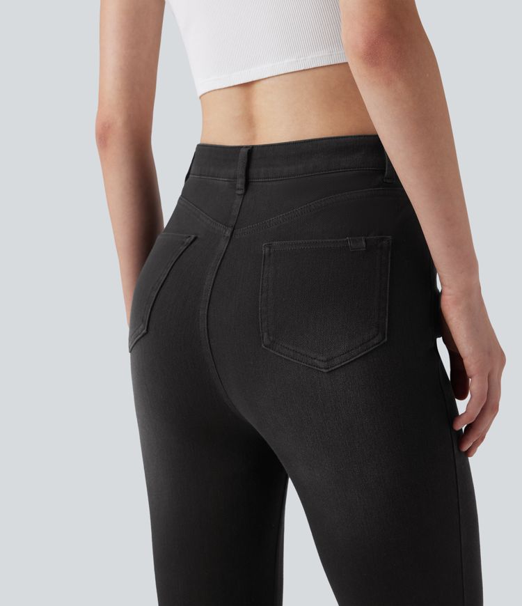 Halara Flex™ High Waisted Women Fit Casual Skinny Denim Jeans with Pockets
