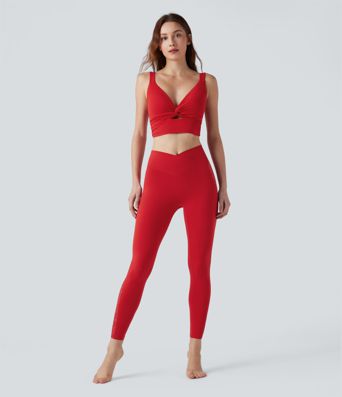 Halara UltraSculpt™ Light Support Molded Cups Push-Up Yoga Sports Bra