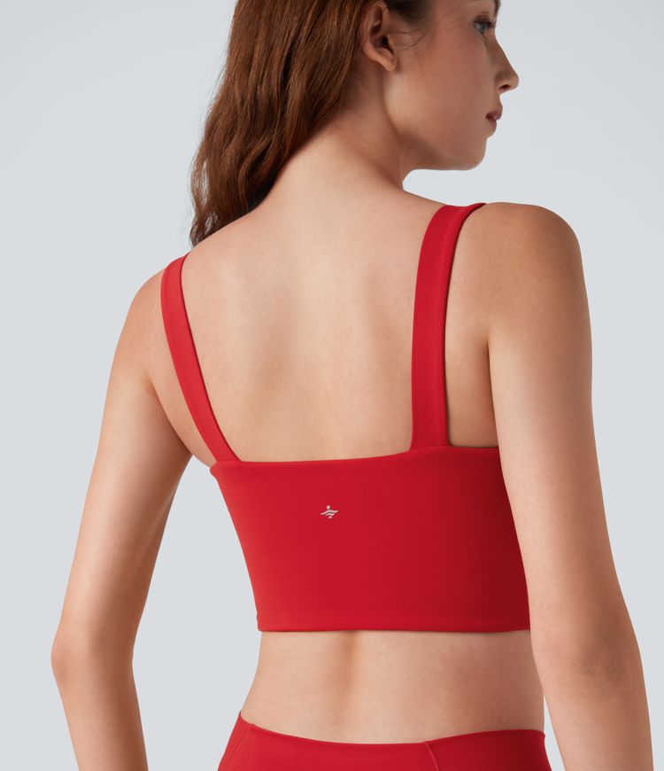 Halara UltraSculpt™ Light Support Molded Cups Push-Up Yoga Sports Bra