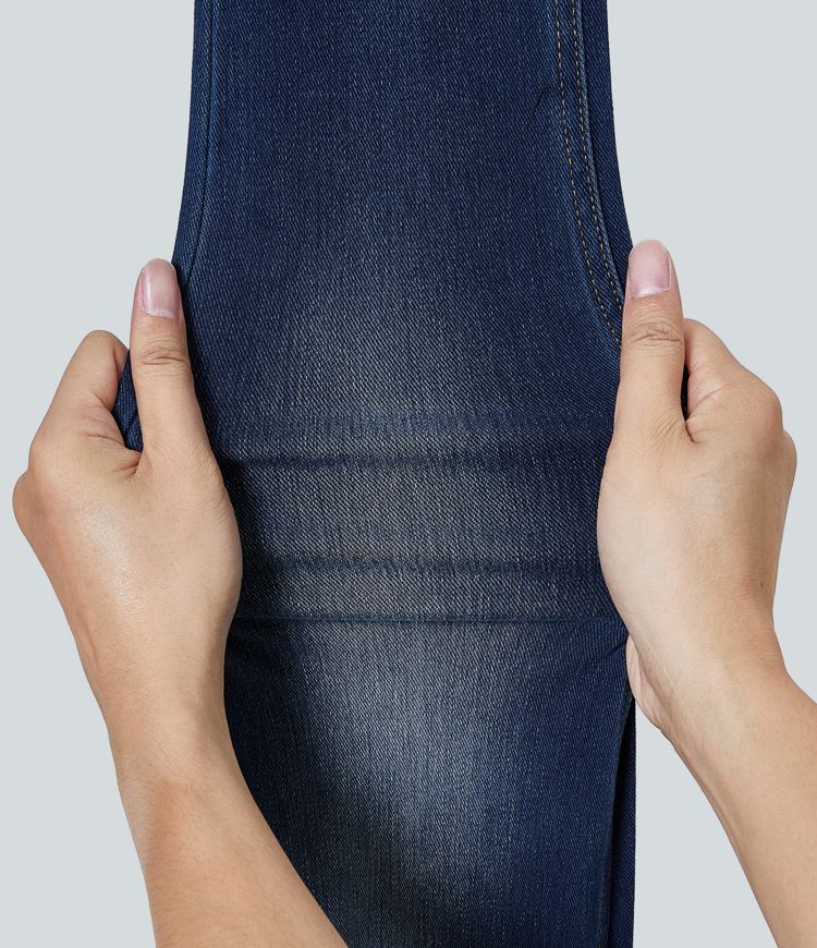 Halara Flex™ High Waisted Women Fit Casual Skinny Denim Jeans with Pockets