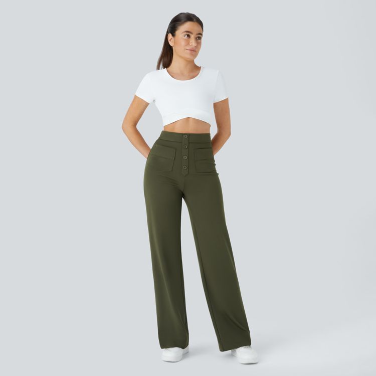 Straight Leg Pants