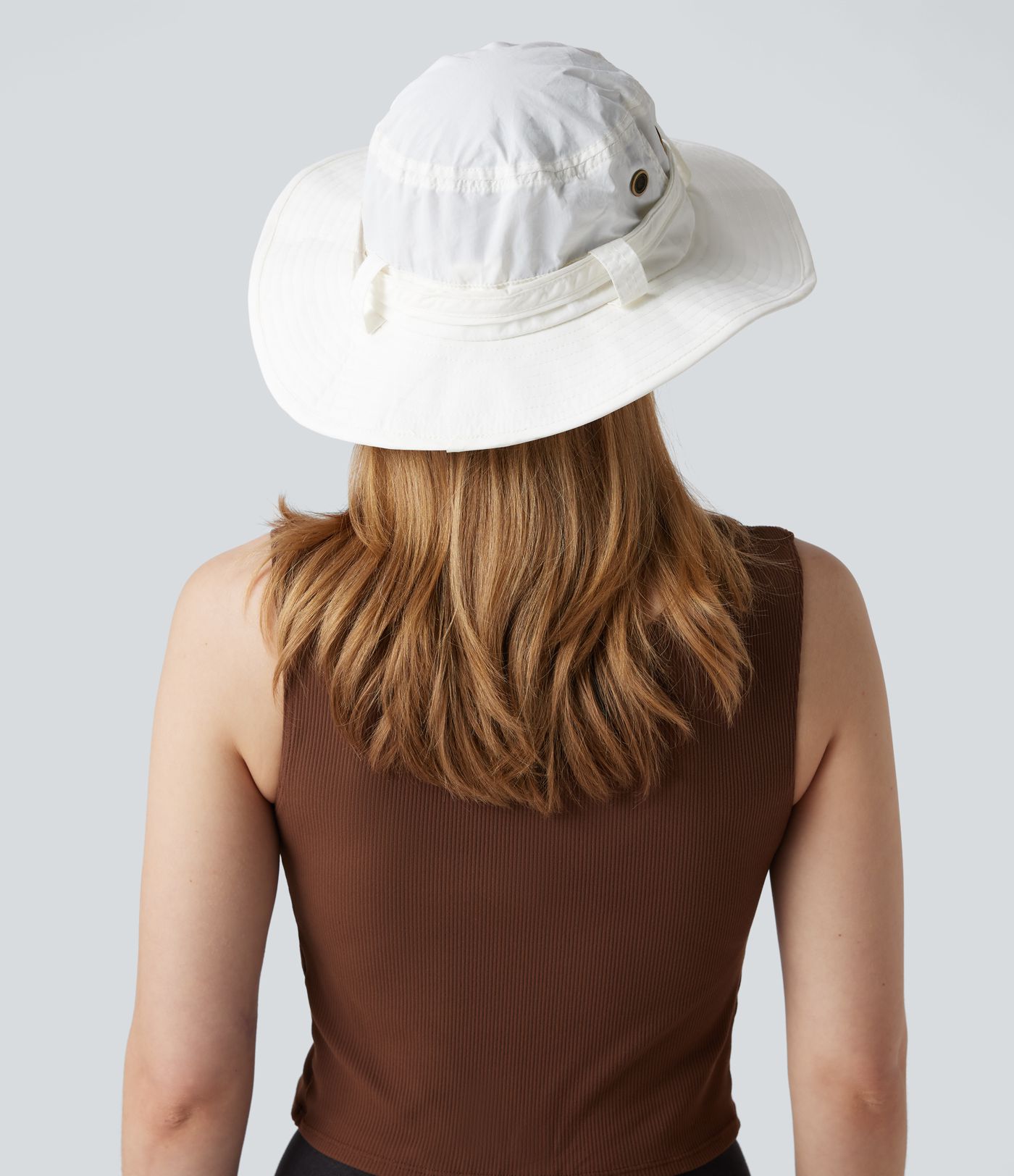 Wide Brim Adjustable Casual Sun Hat-UPF40+
