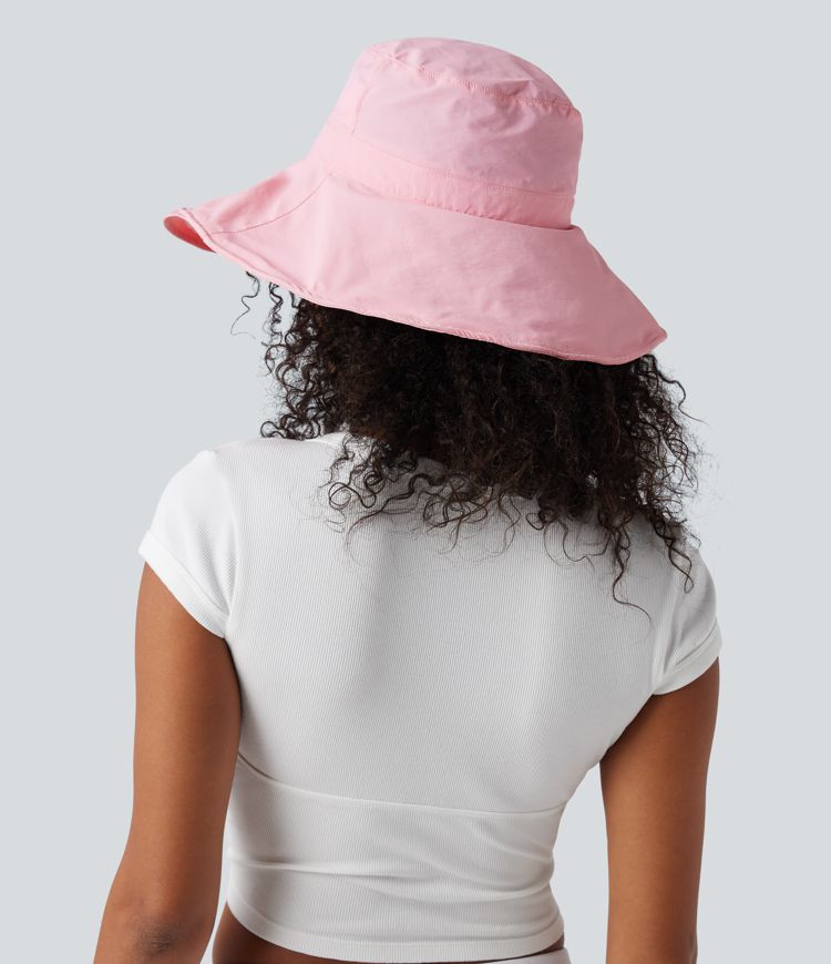 Wide Brim Adjustable Casual Sun Hat-UPF40+