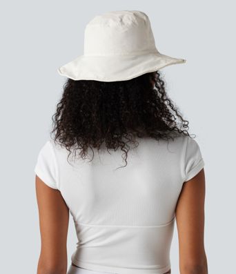Wide Brim Adjustable Casual Sun Hat-UPF40+