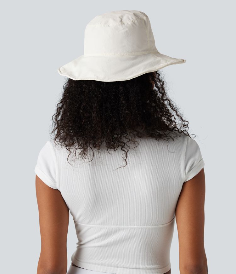 Wide Brim Adjustable Casual Sun Hat-UPF40+
