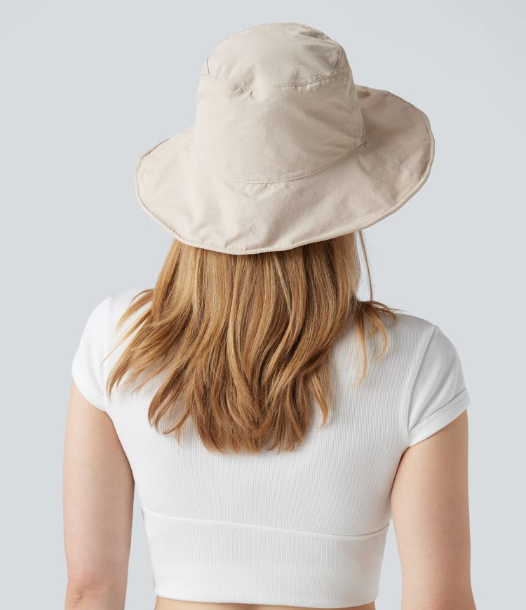Wide Brim Adjustable Casual Sun Hat-UPF40+
