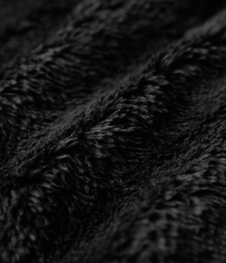 Hooded Zipper Long Sleeve Casual Sherpa Faux Fur hooded Jacket with Pockets