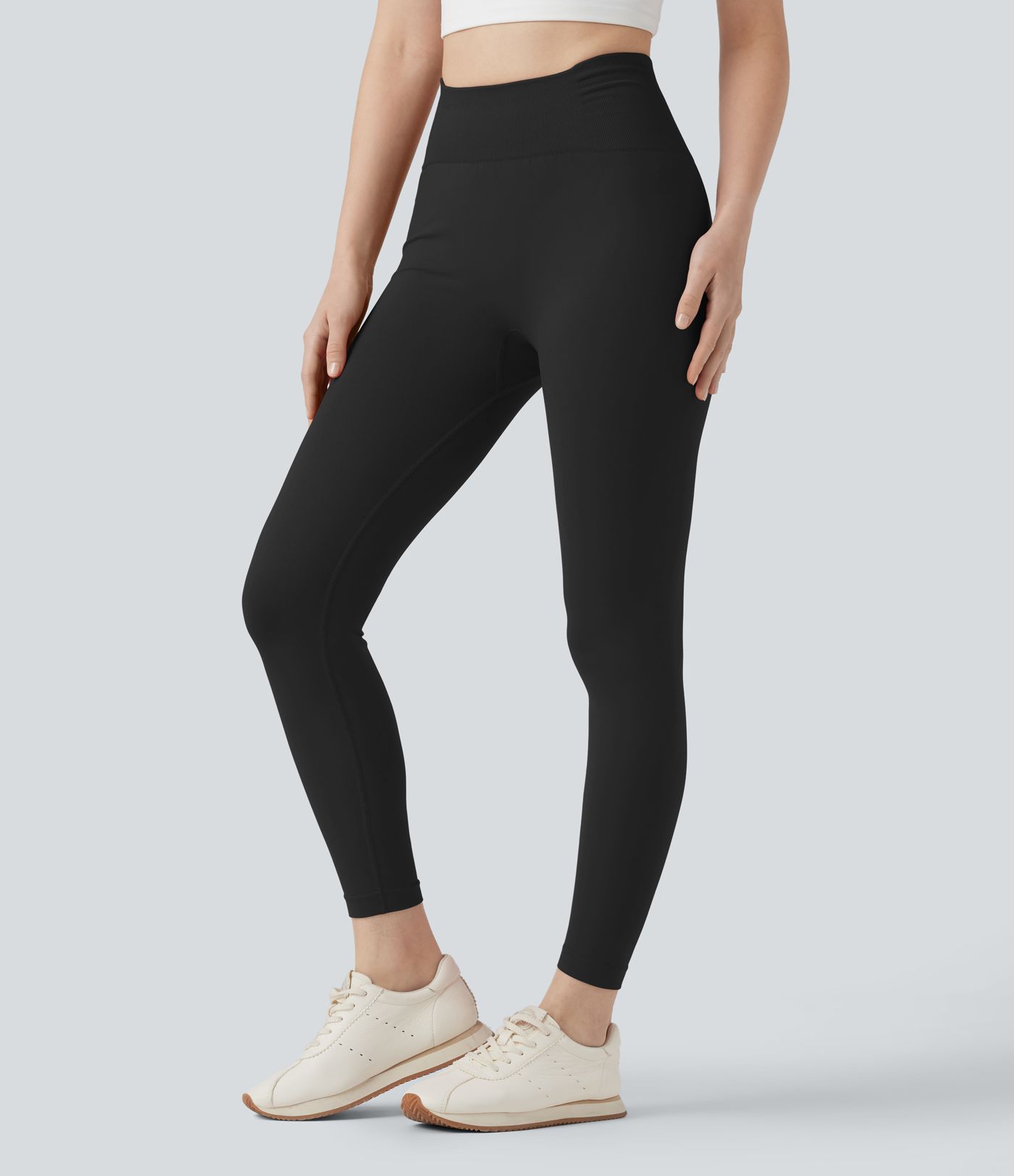 Seamless Flow High Waisted Butt Lifting Yoga 7/8 Leggings