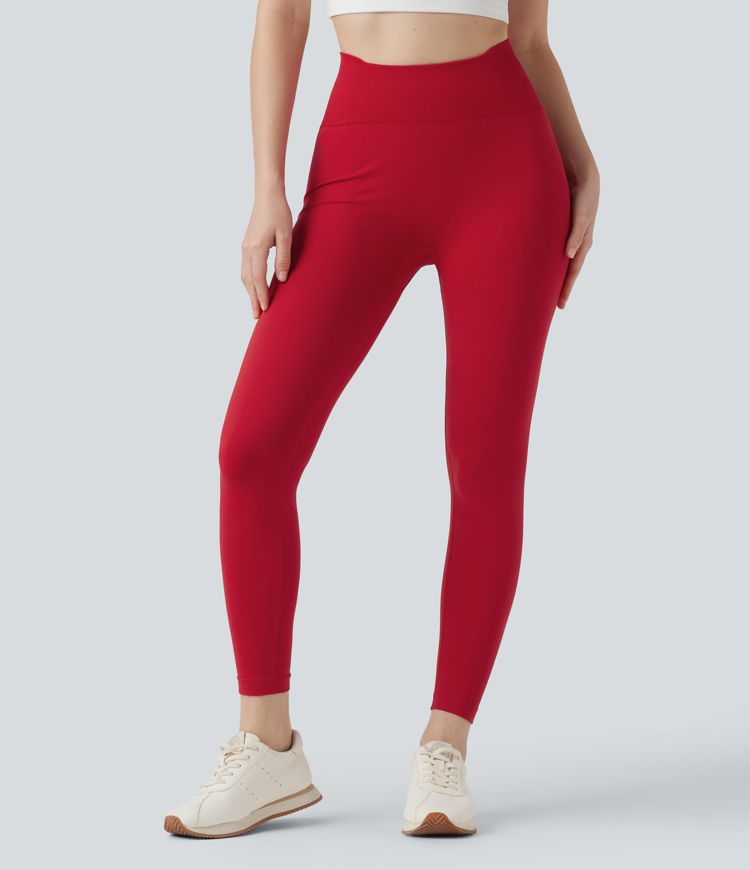 Seamless Flow High Waisted Butt Lifting Yoga 7/8 Leggings