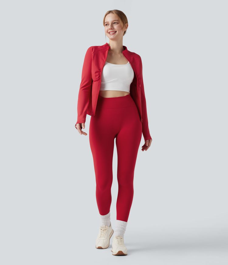 Seamless Flow High Waisted Butt Lifting Yoga 7/8 Leggings