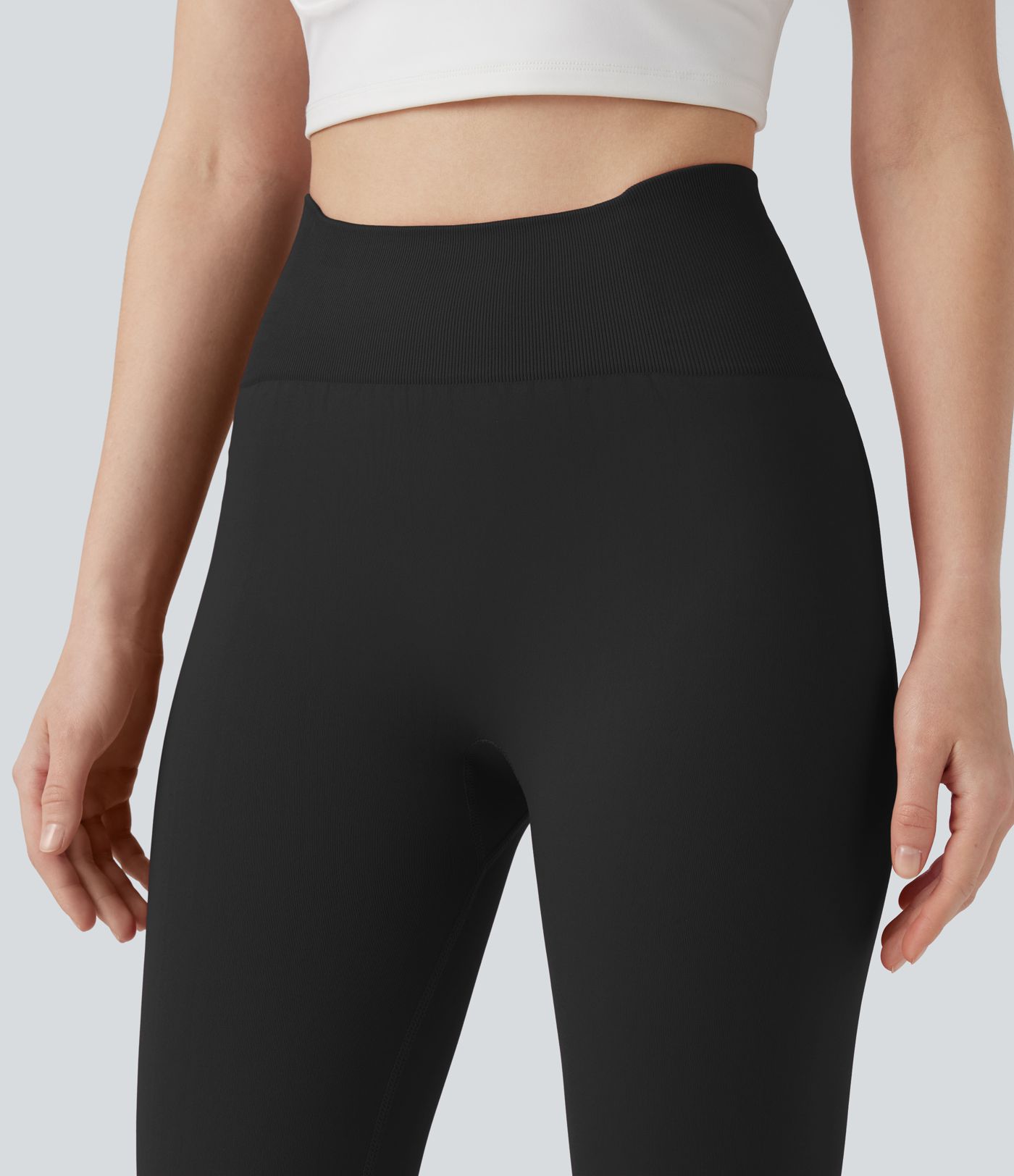 Seamless Flow High Waisted Butt Lifting Yoga 7/8 Leggings