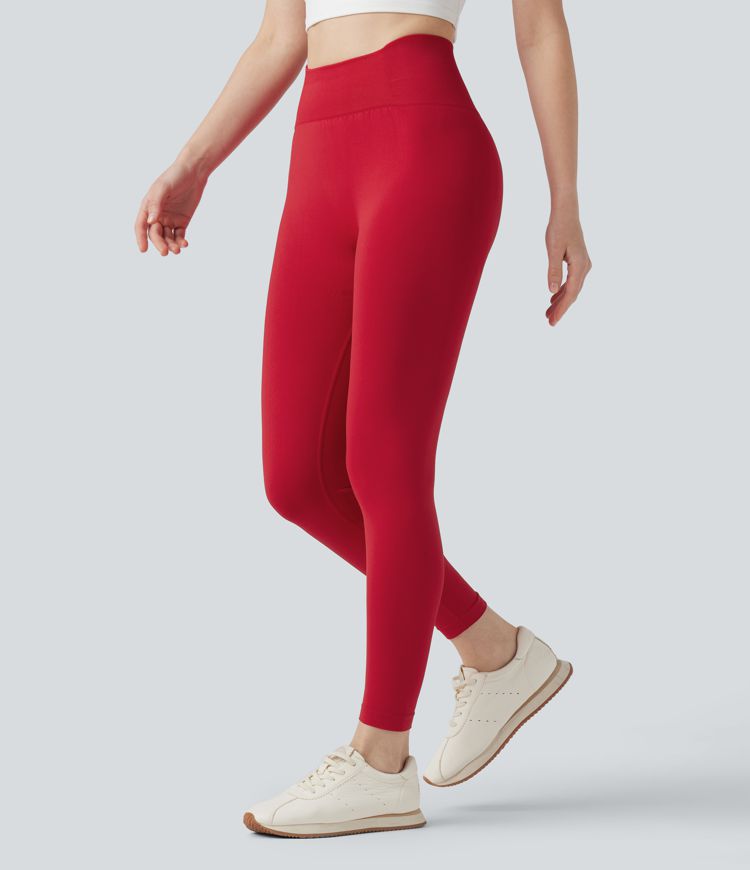 Seamless Flow High Waisted Butt Lifting Yoga 7/8 Leggings