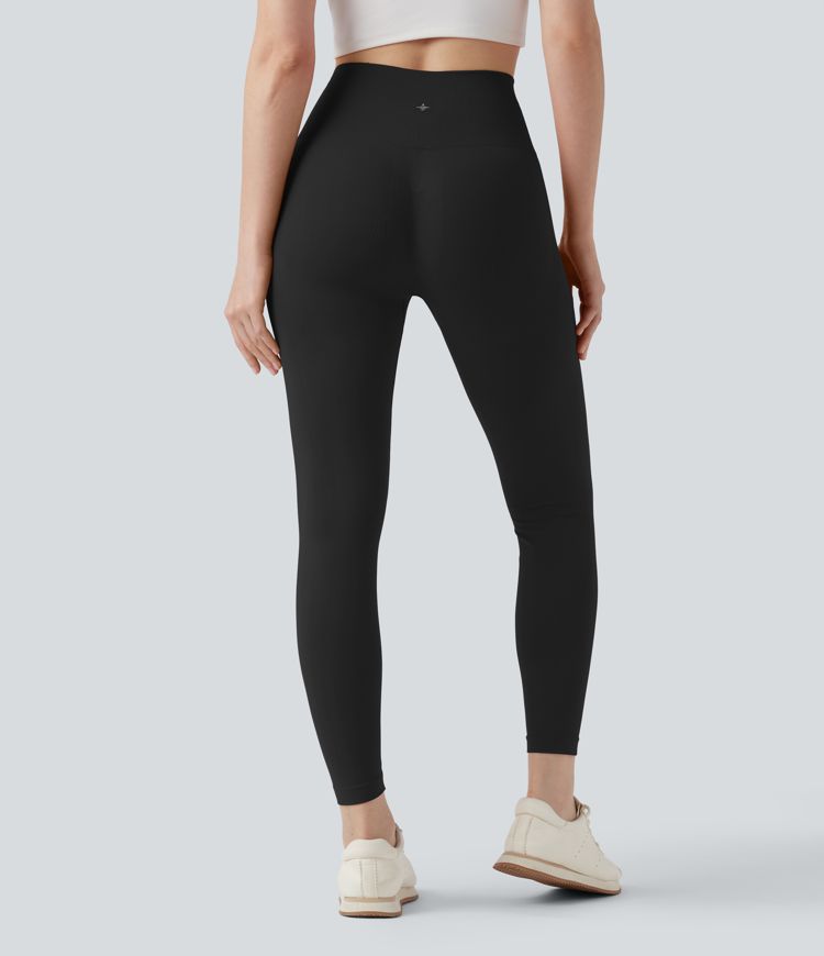 Seamless Flow High Waisted Butt Lifting Yoga 7/8 Leggings