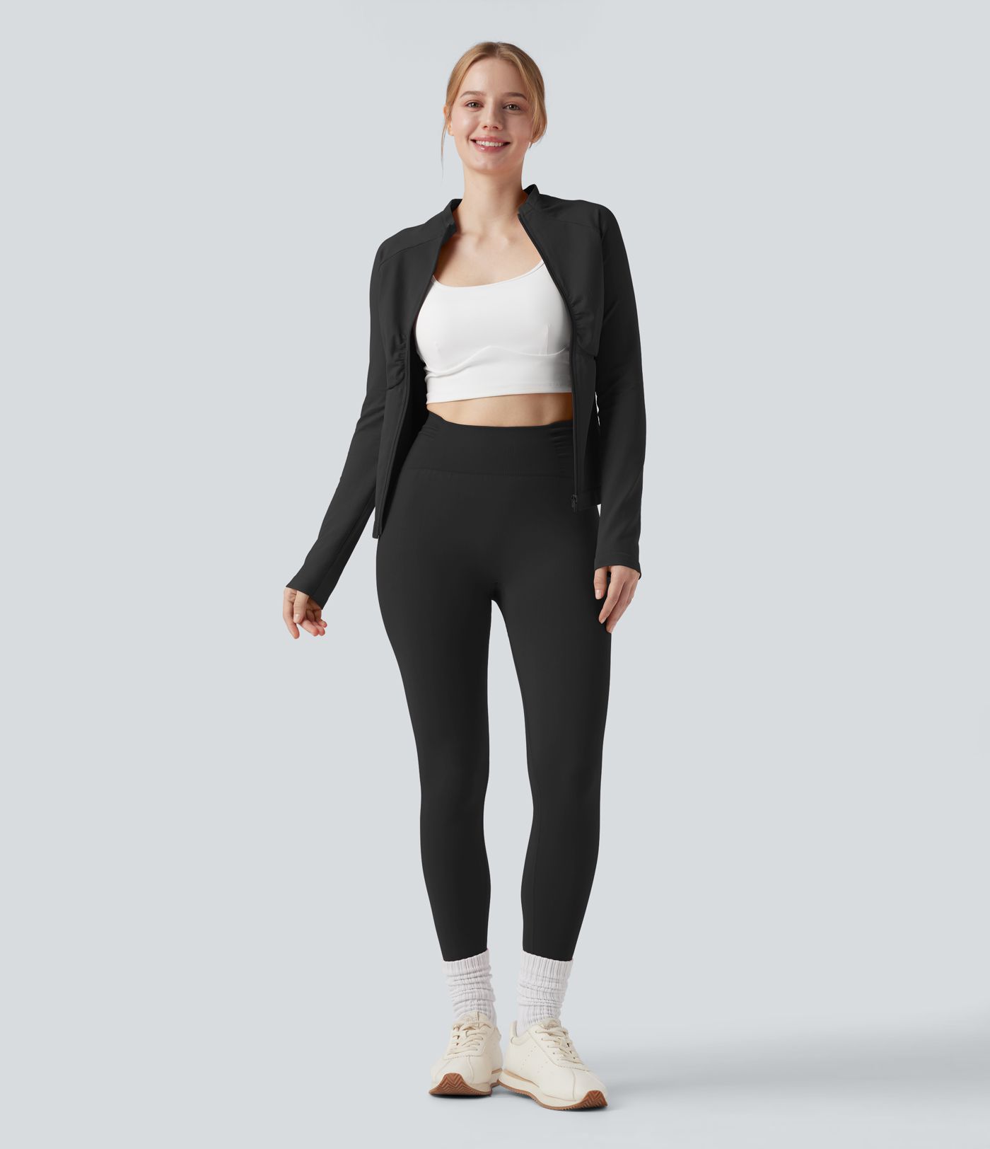 Seamless Flow High Waisted Butt Lifting Yoga 7/8 Leggings