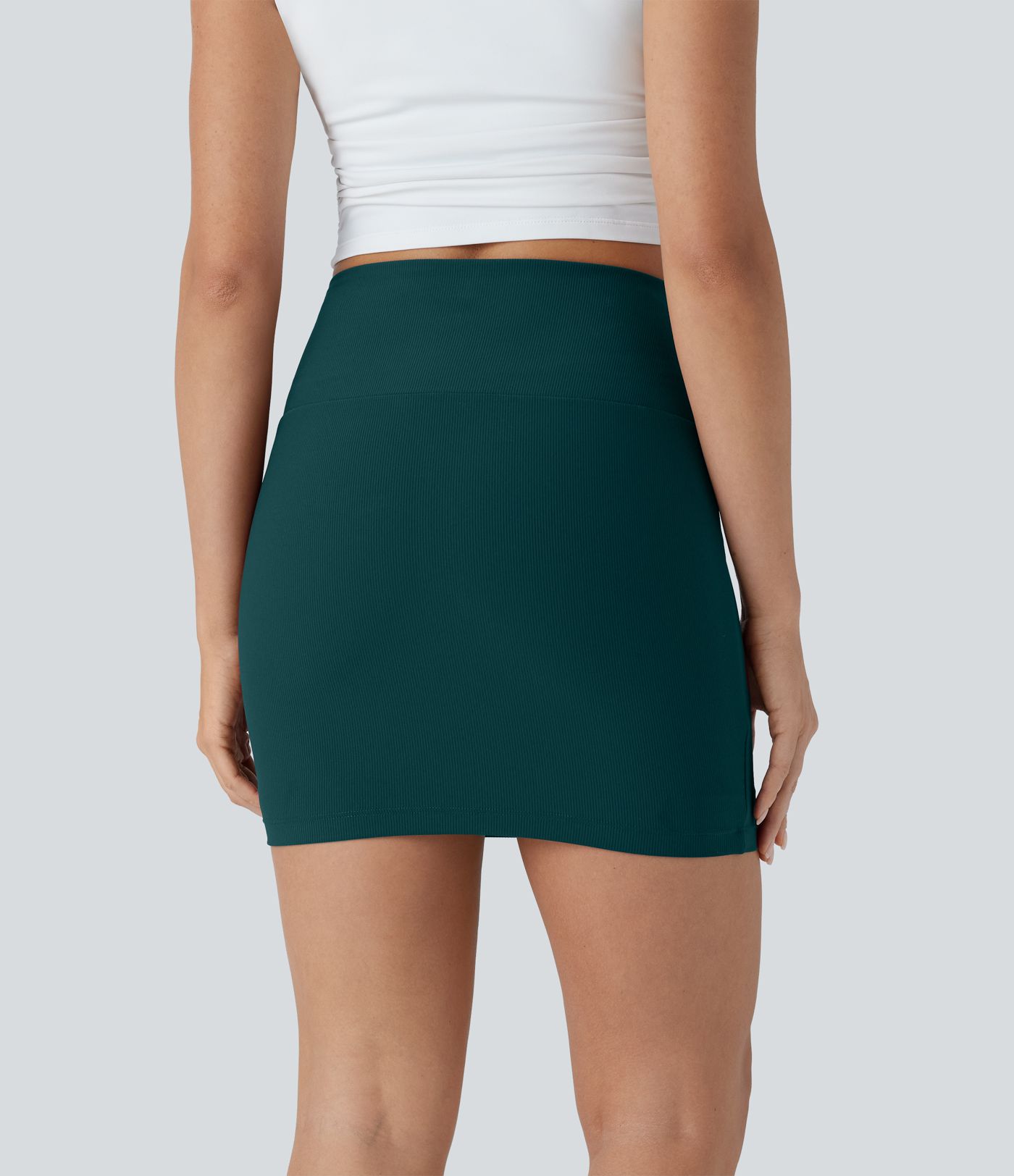 Patitoff™ Flow Pet Hair Resistant High Waisted Tummy Control 2-in-1 Bodycon Mini Casual Skirt