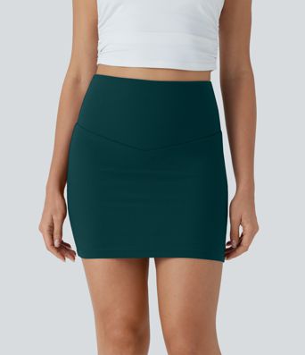 Patitoff™ Flow Pet Hair Resistant High Waisted Tummy Control 2-in-1 Bodycon Mini Casual Skirt