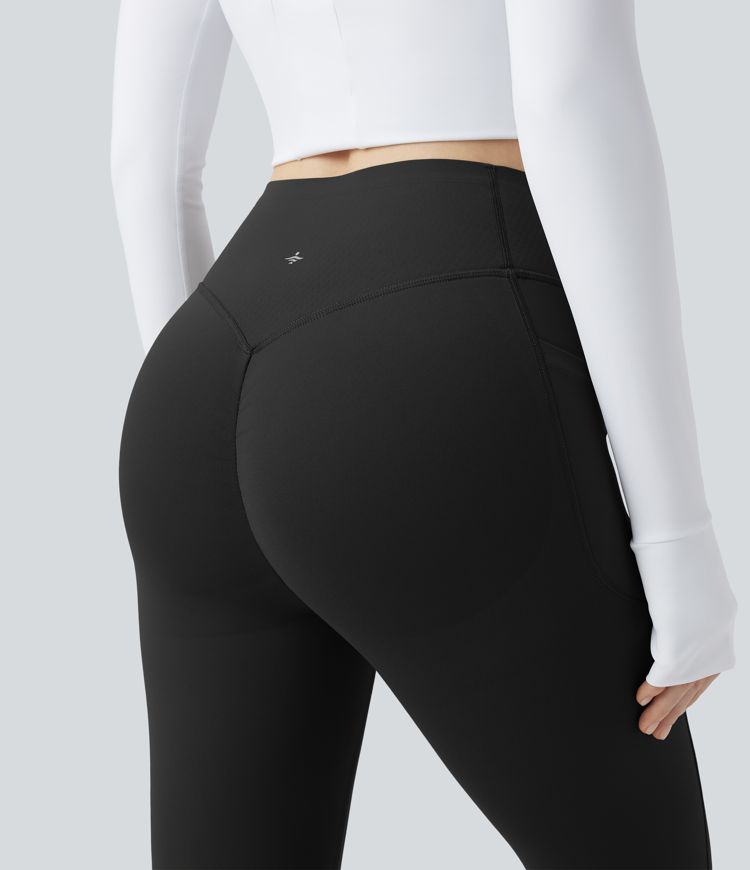 Halara UltraSculpt™ Extra Heat High Waisted Scrunch Butt Lifting Tummy Control Yoga Leggings with Pockets