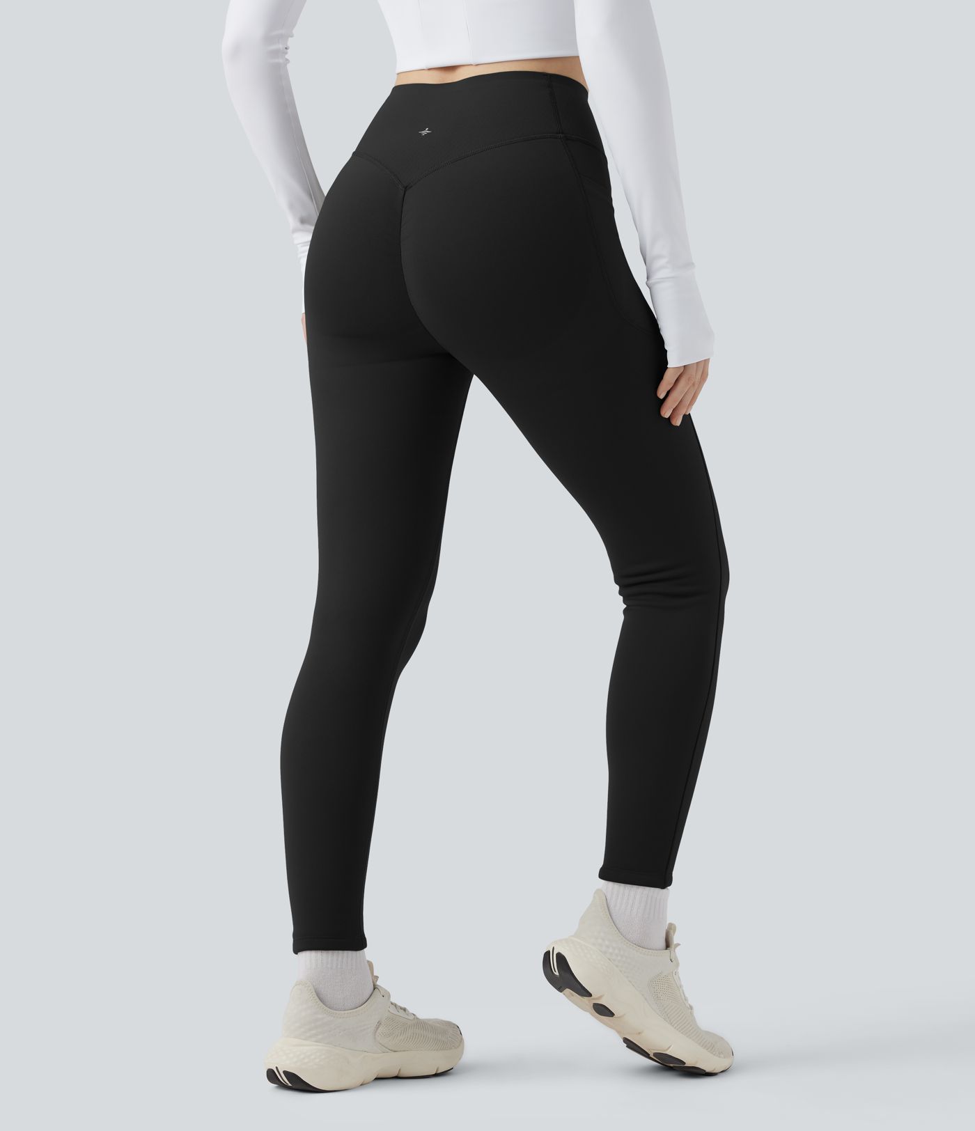 Halara UltraSculpt™ Extra Heat High Waisted Scrunch Butt Lifting Tummy Control Yoga Leggings with Pockets