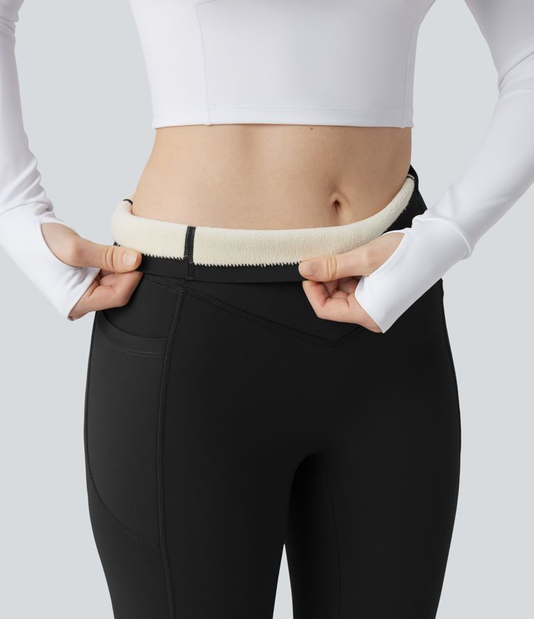 Halara UltraSculpt™ Extra Heat High Waisted Scrunch Butt Lifting Tummy Control Yoga Leggings with Pockets