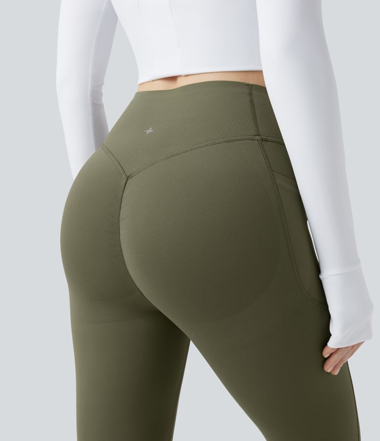 Halara UltraSculpt™ Extra Heat High Waisted Scrunch Butt Lifting Tummy Control Yoga Leggings with Pockets