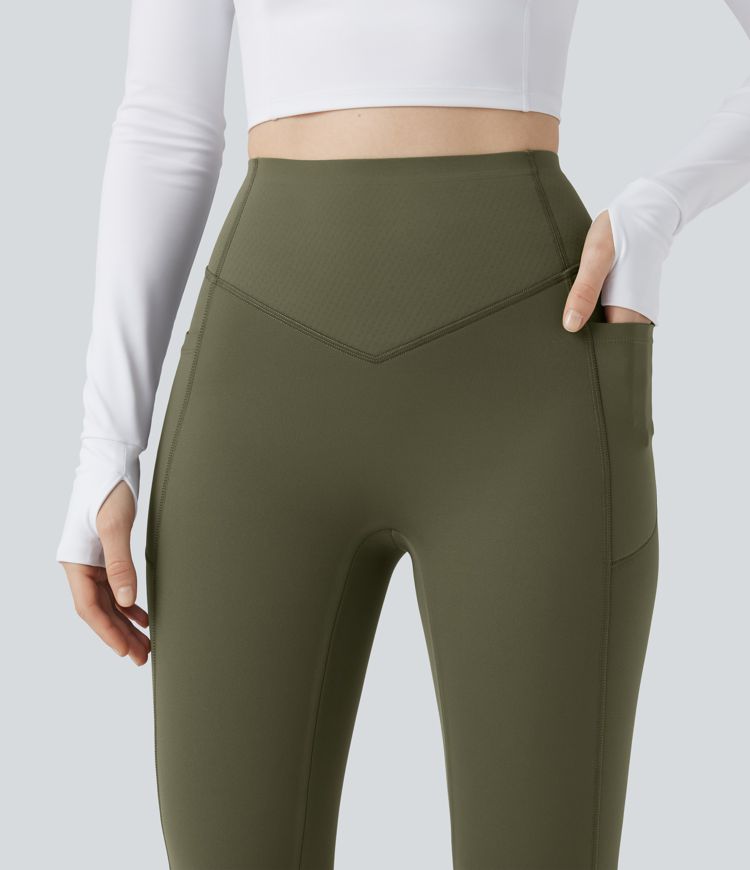 Halara UltraSculpt™ Extra Heat High Waisted Scrunch Butt Lifting Tummy Control Yoga Leggings with Pockets