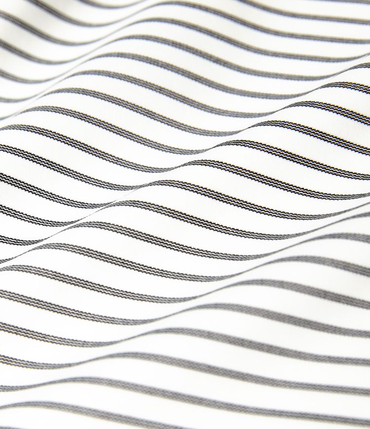 High Waisted A-Line Stripe Maxi Casual Skirt