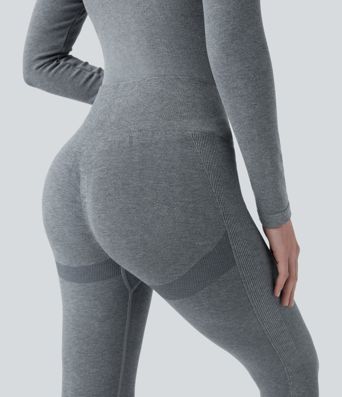 OneForm Seamless Flow High Waisted 7/8 Casual Warming Leggings