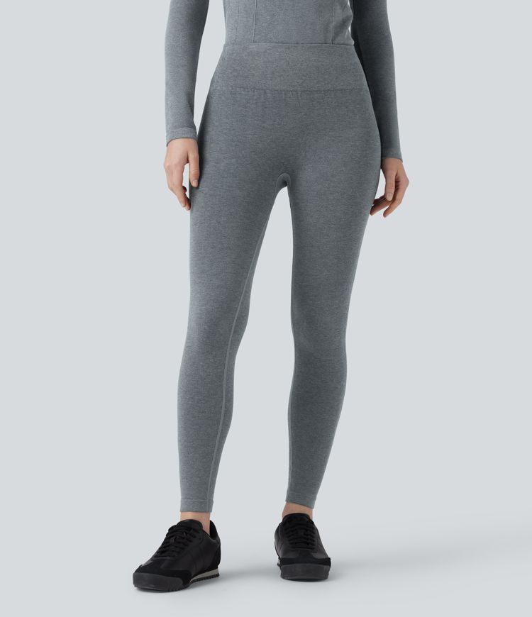 OneForm Seamless Flow High Waisted 7/8 Casual Warming Leggings