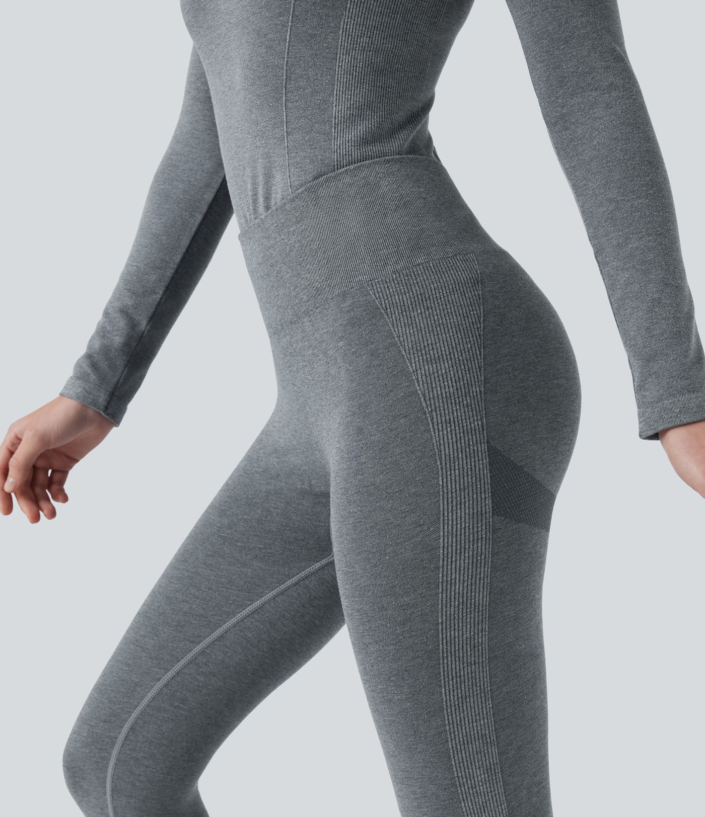 OneForm Seamless Flow High Waisted 7/8 Casual Warming Leggings
