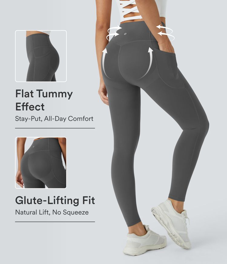 Halara UltraSculpt™ High Waisted Butt Lifting Tummy Control Pocket Shaping Workout Leggings