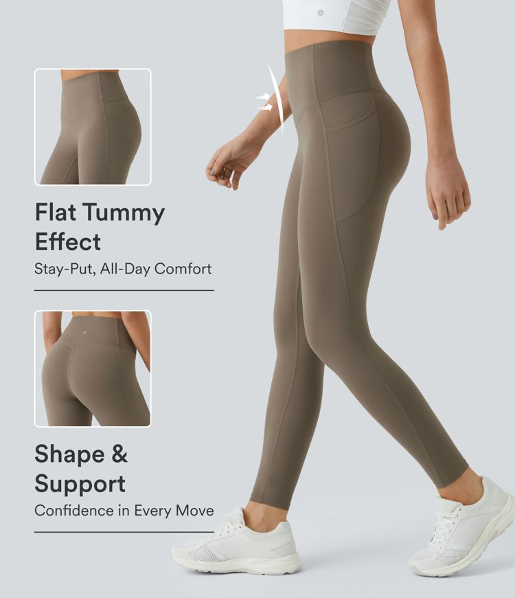 Halara UltraSculpt™ High Waisted Tummy Control Pocket Shaping Training Leggings