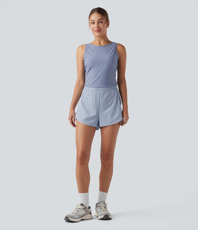 Reflektierender 2-in-1 Schnelltrocknender Laufoverall mit Taschen-Easy Peezy Edition-UPF50+