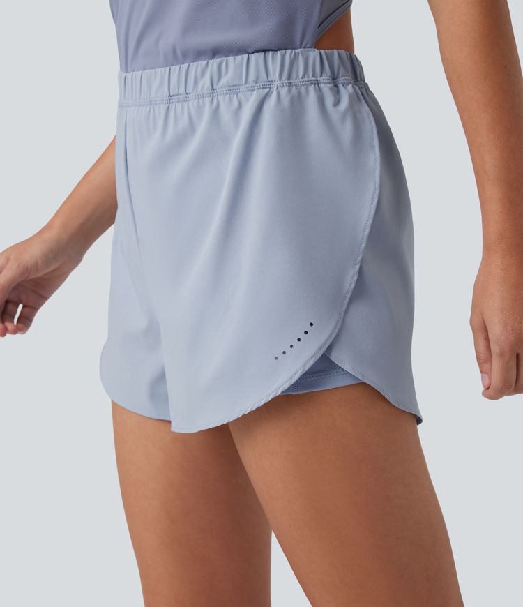 Reflektierender 2-in-1 Schnelltrocknender Laufoverall mit Taschen-Easy Peezy Edition-UPF50+