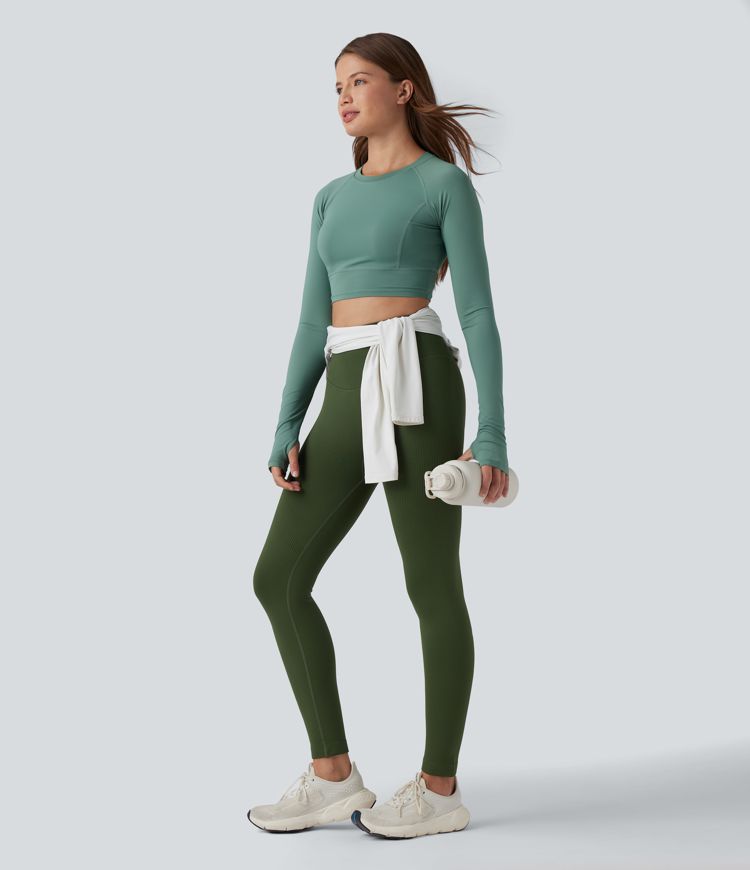 Seamless Flow High Waisted Yoga Leggings