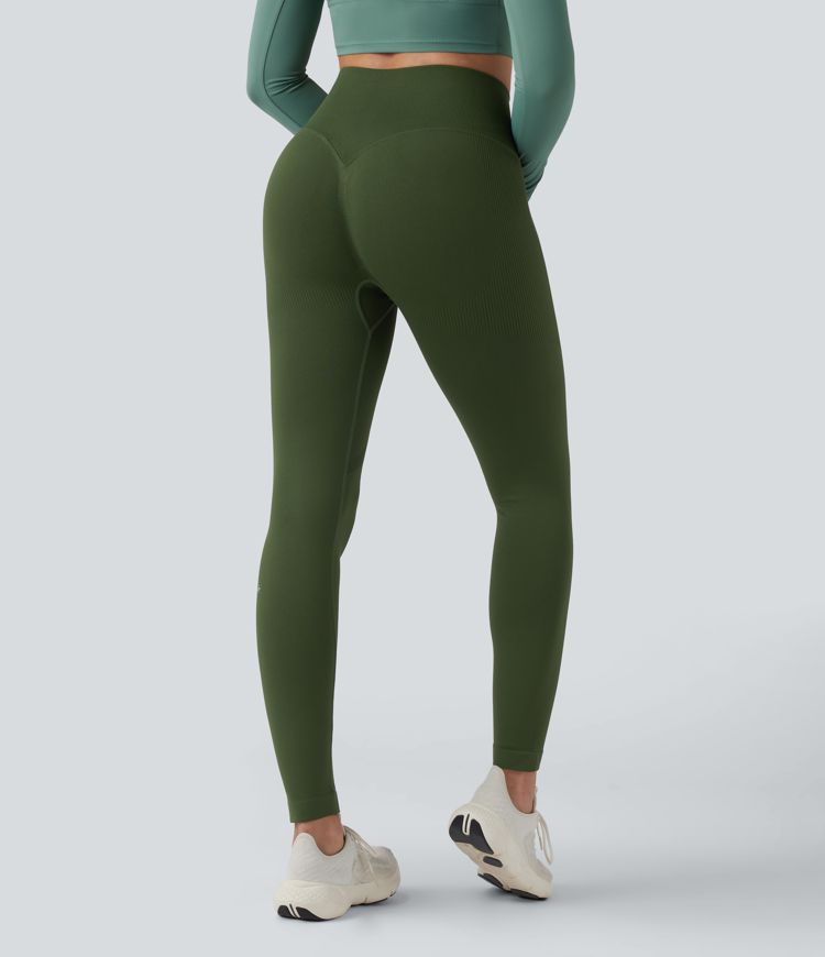 Seamless Flow High Waisted Yoga Leggings