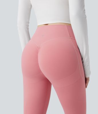 Halara UltraSculpt™ SoCinched Augstās jostas kapri treniņu legingi ar kabatām, kas paceļamvietu un kontrolē vēderu