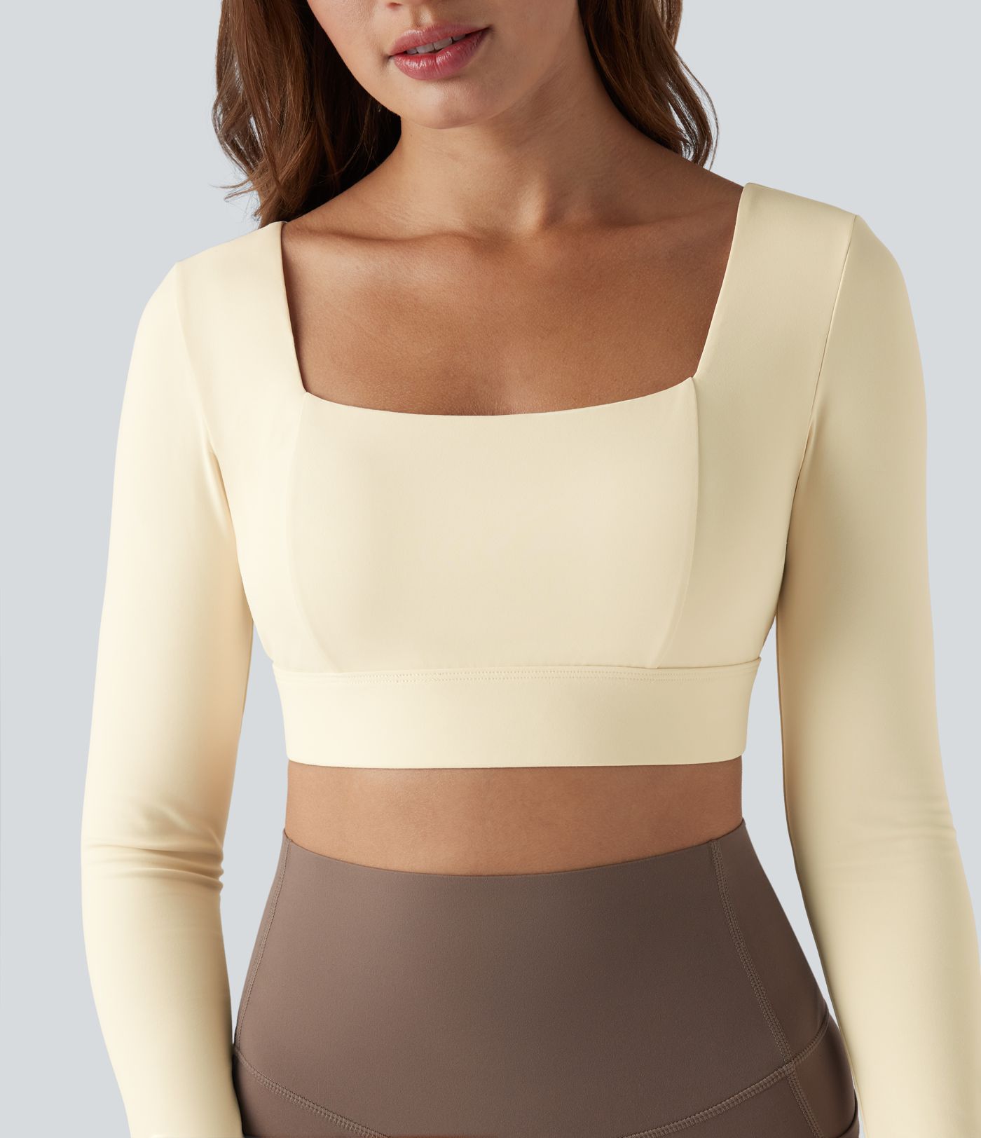 SoftlyZero™ Plush Crisscross Backless Adjustable Buckle Thumb Holes Cropped Yoga Sports Top