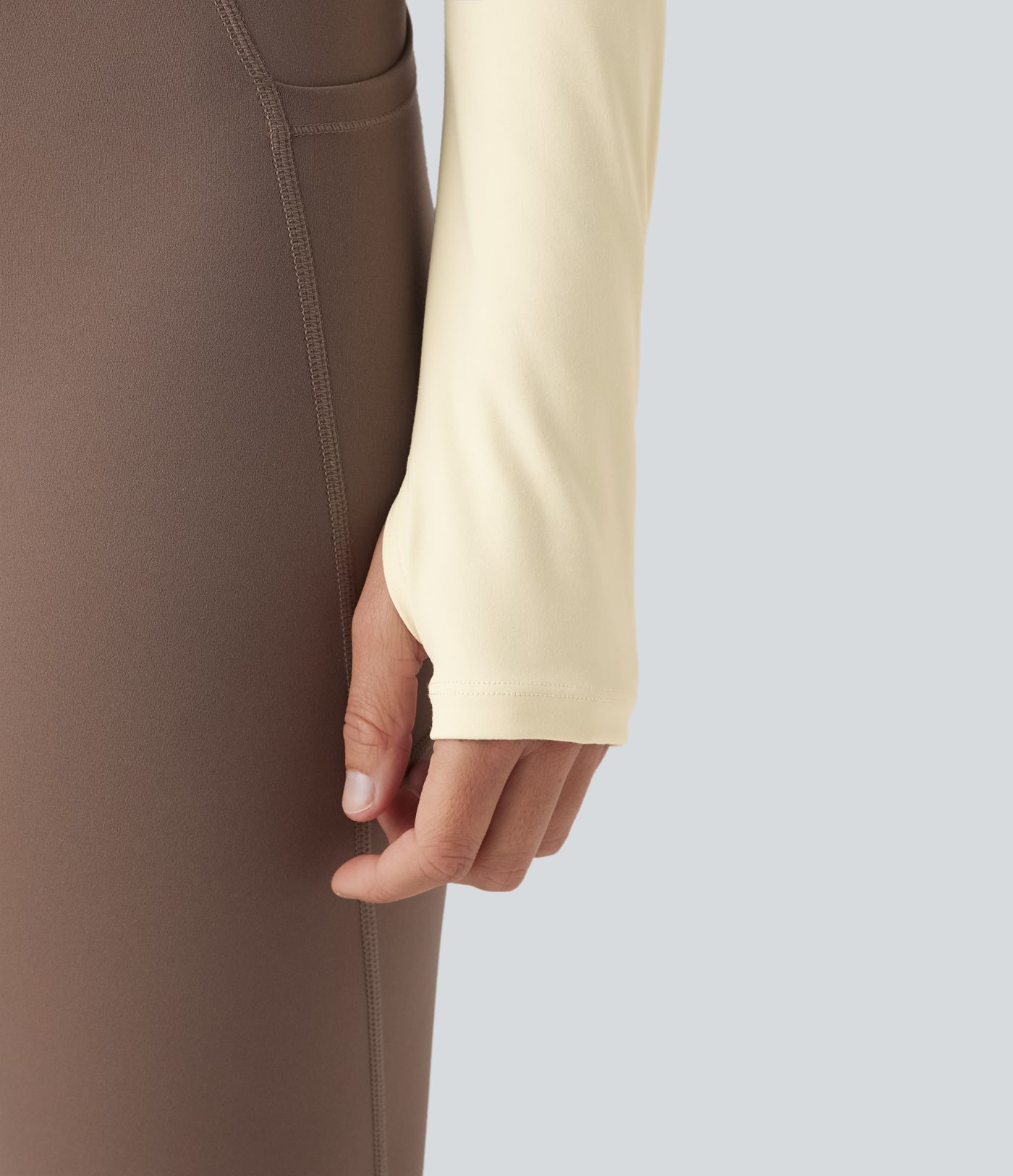 SoftlyZero™ Plush Crisscross Backless Adjustable Buckle Thumb Holes Cropped Yoga Sports Top