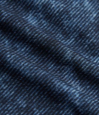 Mid Rise Denim Print Camping Cargo Joggers with Pockets