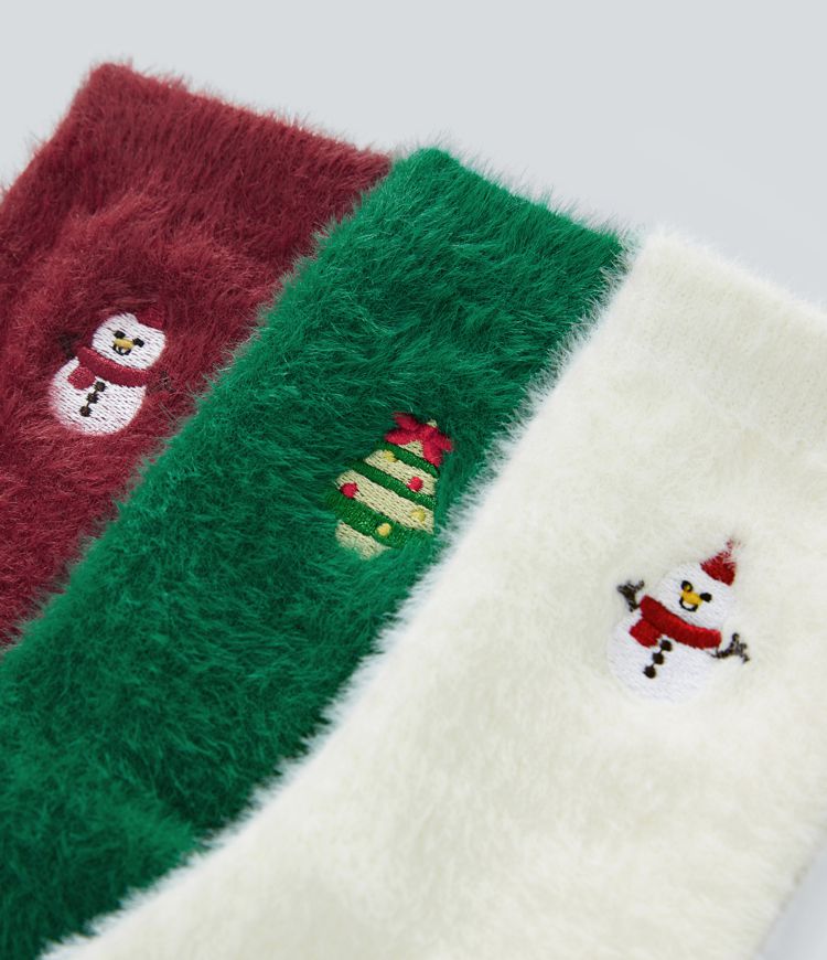 3-Pair Christmas Socks