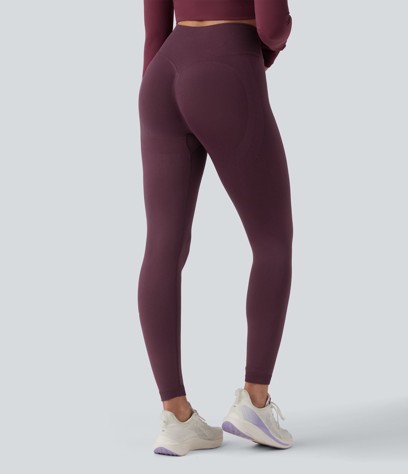 OneForm Seamless Flow Crossover High Waisted Scrunch Yoga 7/8 Leggings OneForm Seamless Flow Crossover High Waisted Scrunch Yoga 7/8 Leggings