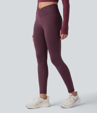 OneForm Seamless Flow Crossover High Waisted Scrunch Yoga 7/8 Leggings OneForm Seamless Flow Crossover High Waisted Scrunch Yoga 7/8 Leggings