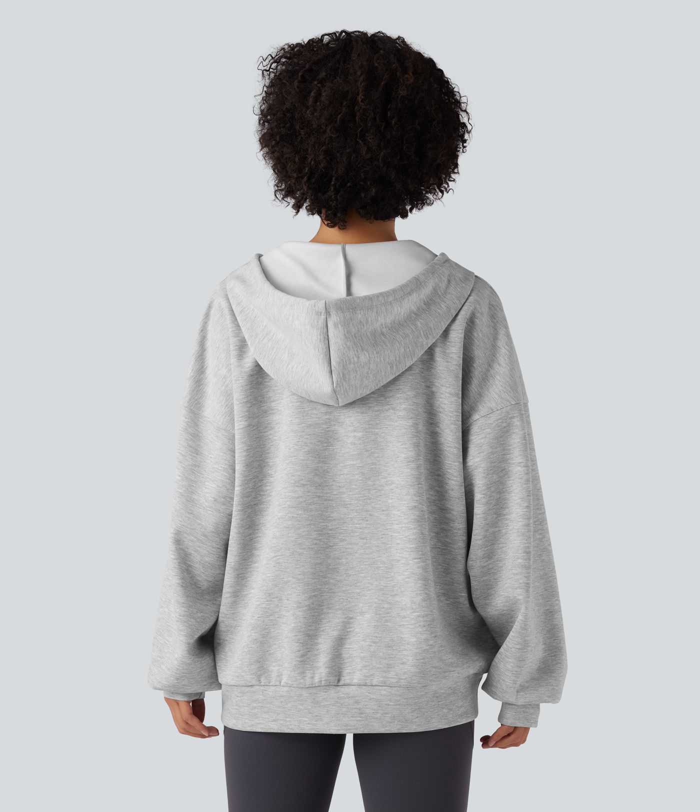 Hooded Drawstring Long Sleeve Casual Sweatshirt with Pockets