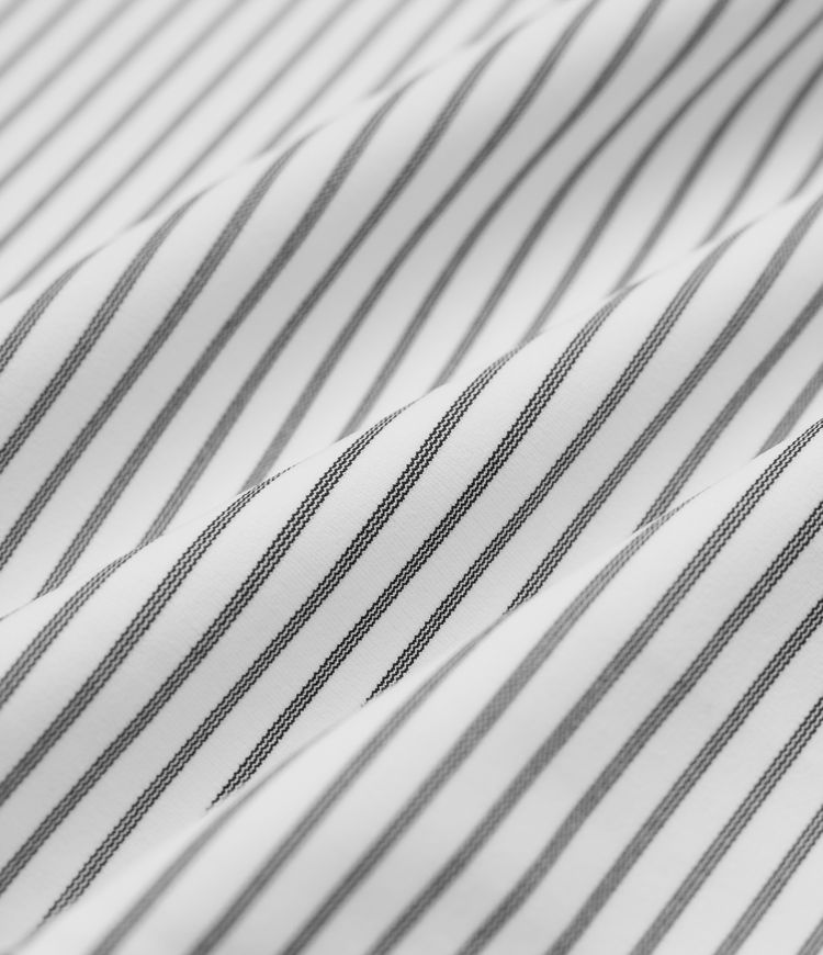 Mid Rise Stripes Work Flare Pants with Zip Pockets